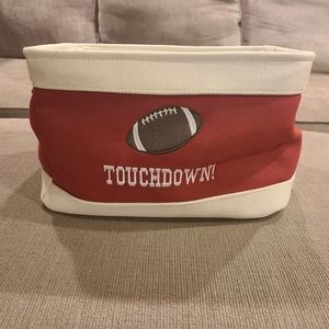 Canvas Football storage bin